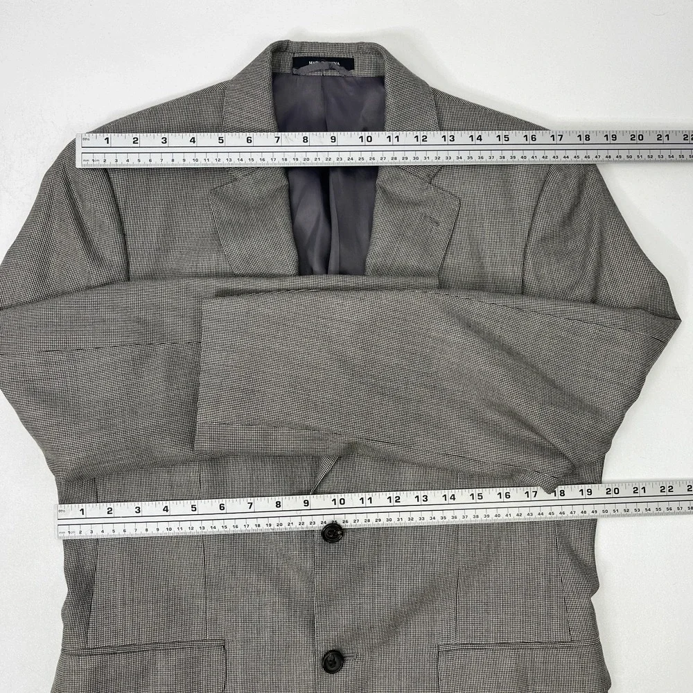 Ralph Lauren LRL Black Label Blazer 38R Slim Fit Silk Wool Sport Coat Gray